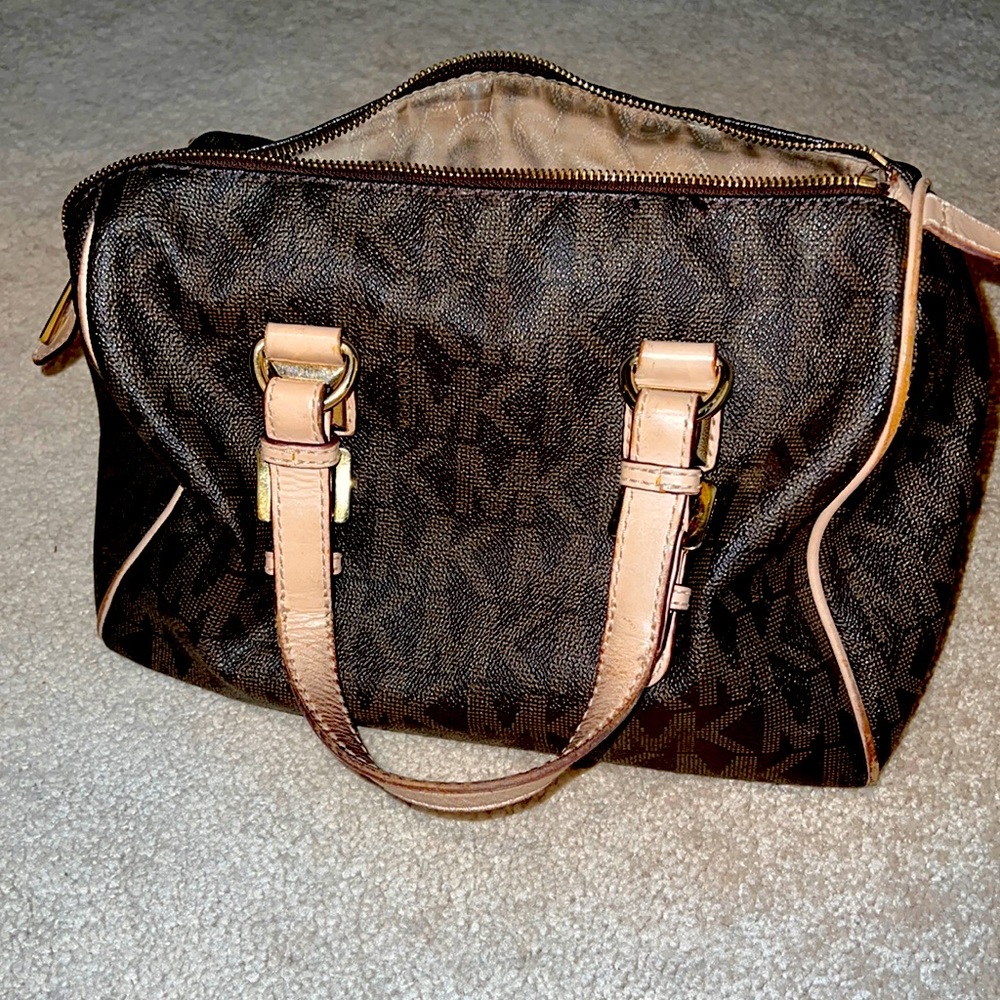 Super Sale-Used Michael Kors Bag- Mk print!